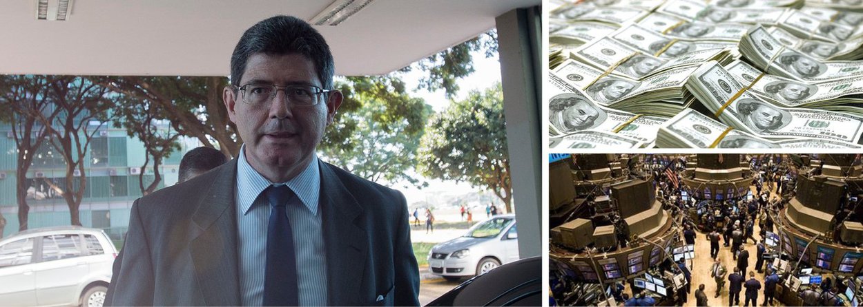 O dólar fechou em queda de mais de 1% ante o real nesta terça (13), com investidores recebendo bem as declarações do ministro da Fazenda, Joaquim Levy, reforçando a perspectiva de maior austeridade na política fiscal neste ano; a moeda norte-americana caiu 1,17%, a R$ 2,6369 na venda, após chegar a R$2,6278 na mínima da sessão; "Aparentemente, o governo está mirando em um 'upgrade' do rating (do país). Isso é favorável para o real, porque atrai mais capital para o mercado", disse o operador de câmbio da corretora Intercam Glauber Romano; Levy afirmou que trazer a dívida pública para a faixa de 50% do PIB seria um objetivo positivo no longo prazo e que o Brasil tem condições de melhorar sua classificação de risco