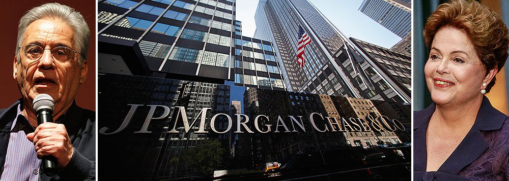 Em encontro com investidores em Nova York, promovido pelo banco JP Morgan, ex-presidente FHC afirmou que “a força da máquina governista não pode ser desprezada”: "Não se iludam. A presidente Dilma Rousseff ainda pode vencer as eleições"; quanto ao presidenciável Aécio Neves (PSDB), sinaliza que nada está perdido e que presença de Marina Silva (PSB) no segundo turno não está garantida 