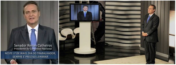 Neste 1º de Maio, Dia do Trabalhador, o presidente do Congresso Nacional apresenta propostas que visam estimular que os setores da economia intensifiquem a contratação de mão de obra; desonerações, crédito bancário e investimentos públicos fazem parte do rol de propostas, que integram o "Pacto em defesa do emprego" anunciado ontem por Renan Calheiros (PMDB-AL); assista ao vídeo gravado por ele