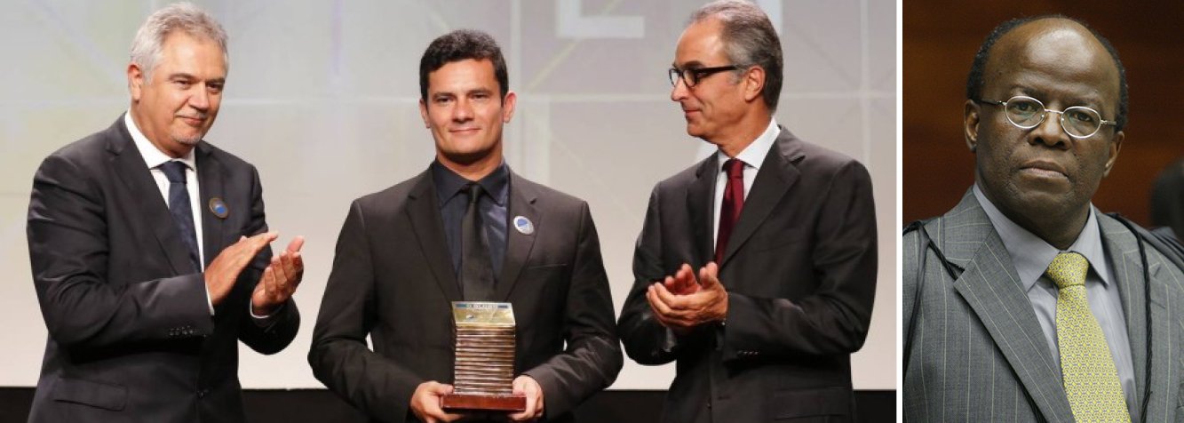 Jornalista Paulo Nogueira, do Diário do Centro do Mundo, diz que "em nome do decoro, Moro deveria ter rejeitado o prêmio da Globo"; segundo ele, "mídia e Justiça devem fiscalizar uma à outra, numa sociedade séria e adulta. Não podem se dar tapinhas nas costas e confraternizar como velhos camaradas"