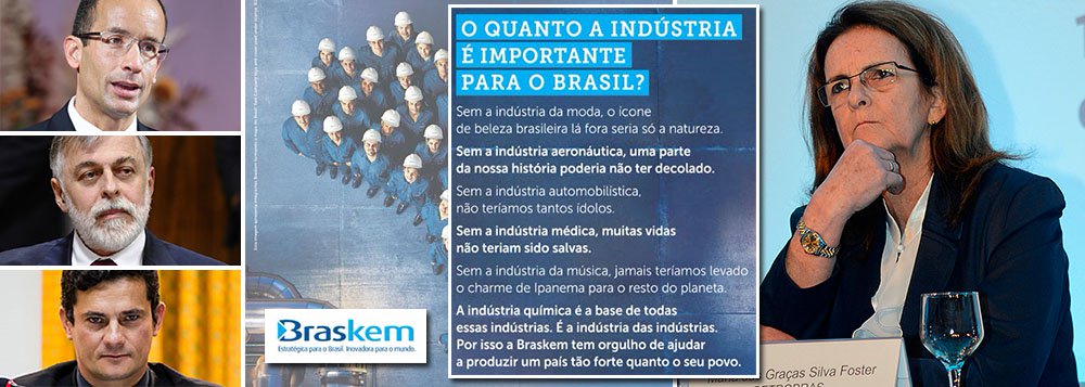 Decisão da Petrobras de suspender contratações futuras com 23 empreiteiras, incluindo a maior do País, a Odebrecht, envia um recado à força-tarefa comandada pelo juiz Sergio Moro: o de que não existem intocáveis; embora as provas da Lava Jato indiquem que a construtora de Marcelo Odebrecht pagou a maior propina já descoberta na operação, os US$ 23 milhões destinados a Paulo Roberto Costa, a empresa foi surpreendemente poupada nas prisões já efetuadas; blindada também na imprensa, com uma farta campanha publicitária da Braskem, a Odebrecht não escapou do rigor de Graça Foster, assim como a Andrade Gutierrez, outra empreiteira esquecida pela equipe de Moro