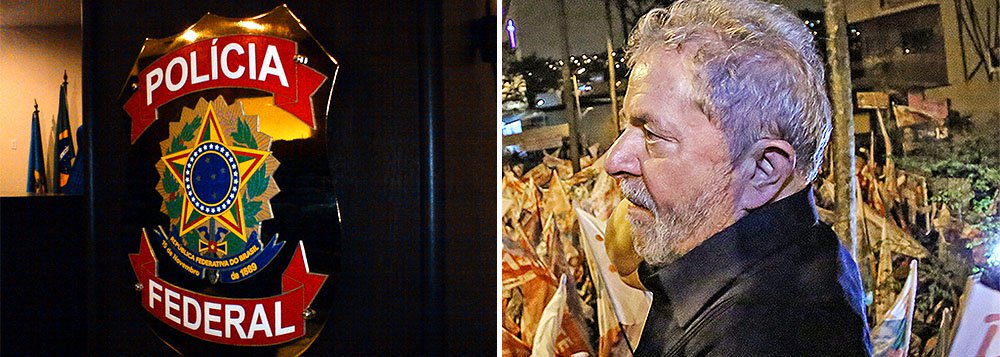 Polícia Federal estaria há sete meses tentando ouvir o depoimento do ex-presidente Lula sobre supostos repasses ilegais da Portugal Telecom ao PT; “[Vou] Quando for convidado. Eu ainda não recebi nada. Acho engraçado que é a primeira vez que alguém é convidado pela imprensa”, disse em comício do PT em São Paulo
 