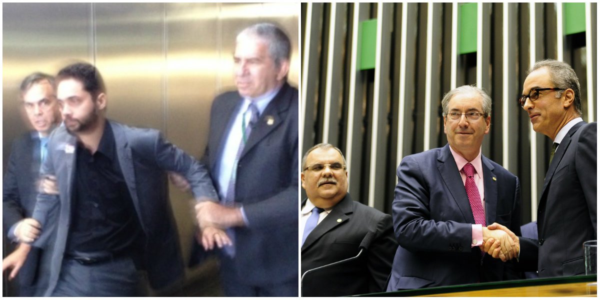 Protesto aconteceu durante uma sessão solene realizada no plenário da Câmara em homenagem aos 50 anos da emissora; manifestantes foram detidos pela Polícia Legislativa ao gritarem palavras de ordem contra a Globo; um deles gritou pedindo pela democratização dos meios de comunicação; sessão, com a presença do vice-presidente das Organizações Globo, João Roberto Marinho, não foi interrompida