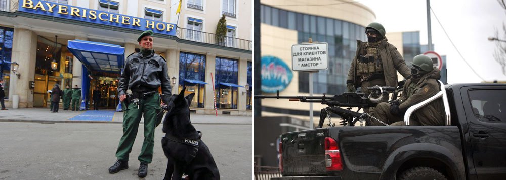 Autoridades de defesa europeias acreditam que enviar armamento para Kiev combater os separatistas pró-Rússia apenas agravaria o conflito; "Não seria isso uma desculpa para a Rússia intervir abertamente no conflito?", questionou ministra alemã; já o mais graduado comandante da Otan, o general norte-americano Philip Breedlove, disse que o Ocidente deveria considerar a utilização de "todas as ferramentas" disponíveis caso a diplomacia não funcione com Moscou