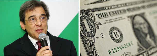 "O mais importante é ter estabilidade, mas para a indústria o piso ideal é 2,40", afirmou o ministro de Desenvolvimento, Mauro Borges; "É hoje algo realista", completou; moeda norte-americana tem subido contra o real nas últimas semanas, diante da volatilidade ligada à corrida presidencial e temores de que os Estados Unidos antecipem um ciclo de alta dos juros
