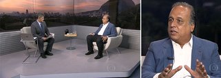 Governador do Rio afirmou que reiterou com a presidente Dilma ontem, durante reunião em Brasília, a necessidade mínima de água do Rio Paraíba do Sul, de gestão federal, para que a Região Metropolitana do Rio não sofra racionamento; "Ficou combinado o que a gente já vem fazendo nesse fórum, de chegar na vazão mínima que precisa para abastecer a cidade do Rio de Janeiro e a Região Metropolitana", disse Pezão