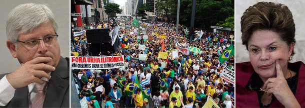 Em nova análise sobre a Operação Lava Jato, Eduardo Guimarães, do Blog da Cidadania, denuncia a tentativa de intimidar a presidente Dilma Rousseff para que as investigações parem onde estão; "quando o conteúdo das delações premiadas for divulgado, quando o procurador-geral da República, Rodrigo Janot, e o STF liberarem os nomes dos agentes públicos envolvidos, por certo aparecerão nomes de governistas do PT e de outros partidos, sim, mas também aparecerão nomes do PSDB e do resto da oposição", prevê; ele afirma ainda que a direita tentará um impeachment antes que tudo venha à tona