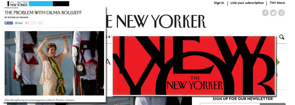 Com o título, "O problema com Dilma Rousseff", o artigo lista que a petista enfrenta tantos problemas como qualquer outro líder mundial dos dias atuais; a diferença, segundo o texto, está na aprovação da presidente, que é pouco menos de 15%; ainda segundo a revista, Dilma teria encontrado no vice-presidente dos EUA, Joe Biden, "um amigo" que pode auxiliar na retomada do crescimento econômico e, consequentemente, na melhoria dos índices de popularidade do seu governo
