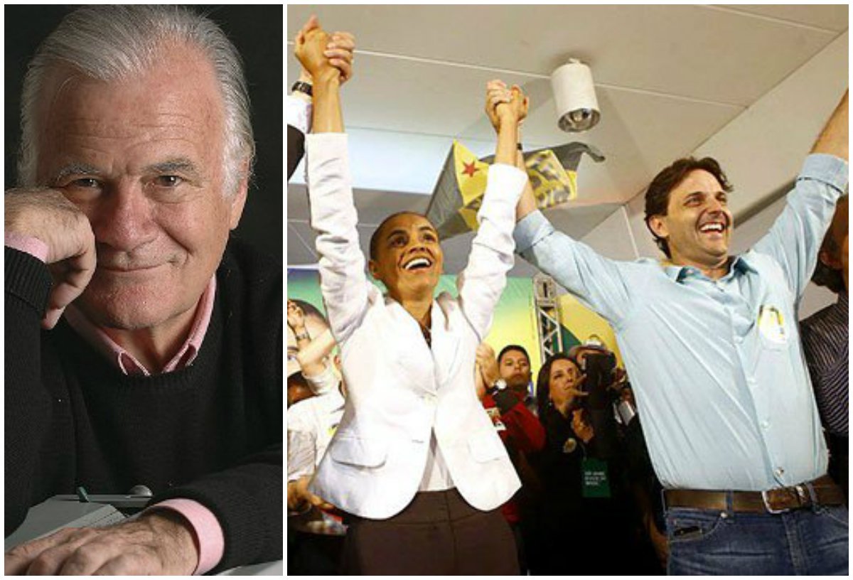 Diretor de CartaCapital, Mino Carta critica apoio da presidenciável ao candidato a senador Paulo Bornhausen, para quem pediu votos em Florianópolis; "Esta adesão eufórica à velha política assinala a enésima contradição de pregadora da nova", afirma; segundo o jornalista, Marina Silva "destruiu o ideário de Eduardo Campos e talvez consiga demolir o próprio partido que representa"