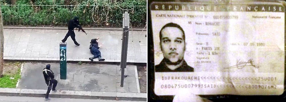 Hamid Mourad, de 18 anos, seria cunhado dos irmãos Saïd e Cherif Kouachi, de 34 e 32 anos, apontados como possíveis responsáveis pelo ataque na redação do Charlie Hebdo; ele se entregou depois de ver seu nome circulando nas redes sociais; primeiro-ministro francês, Manuel Valls, disse que várias outras pessoas foram detidas 