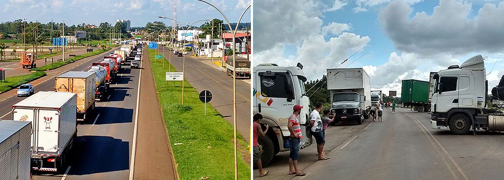 Ações, segundo a AGU, foram ajuizadas nos estados de Minas Gerais, Goiás, Mato Grosso do Sul, Mato Grosso, do Paraná, de Santa Catarina e do Rio Grande do Sul; o órgão informa ainda que pediu a autorização da Justiça para que o Poder Público possa adotar “medidas necessárias para garantir a circulação nas pistas e a fixação de multa de R$ 100 mil para cada hora que os manifestantes se recusarem a liberar o tráfego”