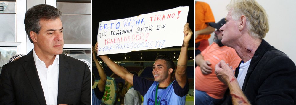 Após a conquista do título do interior, na noite da última quinta-feira, em Londrina, o meio-campo Rafael Bastos pegou um cartaz da torcida e o ergueu para delírio da galera ali presente; no papel, estavam escritas palavras contra o governador do Paraná, Beto Richa. "Beto Richa tirano! Que vergonha bater em trabalhador! #ForçaProfessores!!!", era o que estava escrito