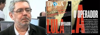Colunista Ricardo Melo critica imprensa que vive do 'ativismo do Ministério Público e da Polícia Federal' e dá como exemplo a revista "Época" que estampo o ex-presidente Lula como um "operador" da empreiteira Odebrecht; "Fernando Henrique Cardoso vive do quê? O príncipe que virou sapo, tão logo deixou o Alvorada, foi morar num apartamento que pertencia a uma família de banqueiros", ironiza; "Usar o Ministério Público e a Polícia Federal como donos absolutos da verdade equivale a terceirizar o ofício do jornalismo. Mas é o que está em voga nesta fase policial da nossa democracia"