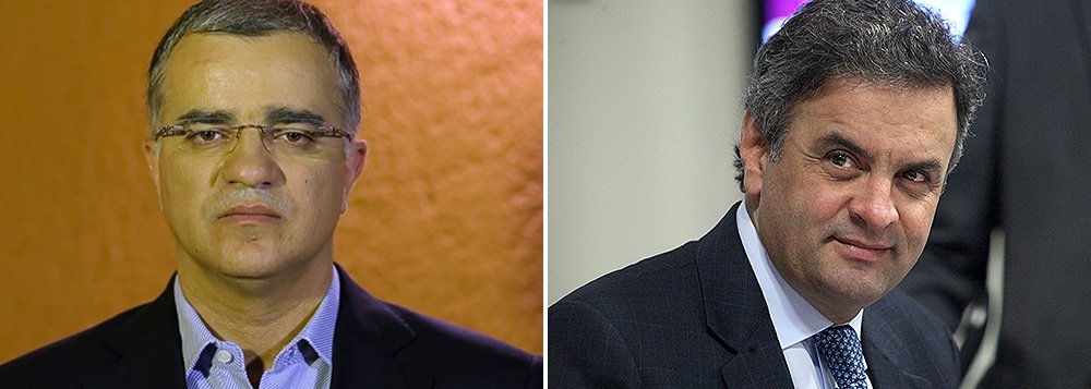 Colunista Kennedy Alencar diz que, enquanto presidente Dilma Rousseff abre um diálogo concreto com aliados, temperatura volta a subir em Brasília em reunião comandada pelo senador Aécio Neves, presidente do PSDB; oposição discorda das decisões do procurador-geral da República, Rodrigo Janot, e do ministro do STF Teori Zavascki de excluir Dilma Rousseff da Lava Jato e pede investigação