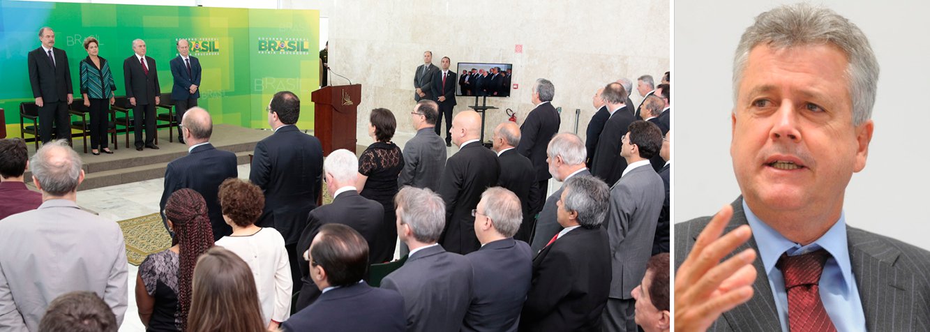 O novo ministro da Educação, Renato Janine Ribeiro, tomou posse em cerimônia no Palácio do Planalto; o evento foi prestigiado pelo governador do Distrito Federal, Rodrigo Rollemberg, que elogiou a escolha do professor titular aposentado de Ética e de Filosofia Política da USP; "Estamos todos muito esperançosos, pois sabemos que, especialmente em momentos de crise, é através da educação que o Brasil pode dar saltos de qualidade. Saltos que vão contribuir para melhorar de forma significativa e definitiva a vida do nosso povo", comentou Rollemberg