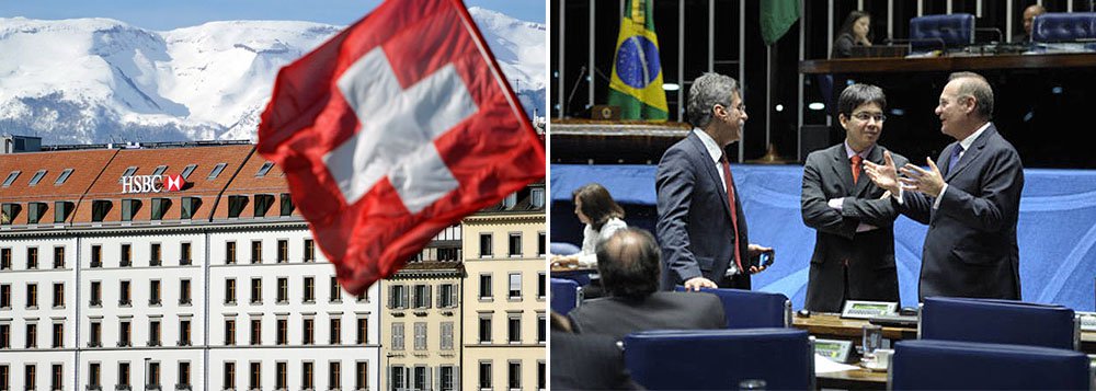 Presidente do Senado, Renan Calheiros (PMDB-AL), classificou como ‘relevante’ o caso de evasões do HSBC e prometeu instalar a CPI do SwissLeaks na Casa; pedido foi protocolado pelo senador Randolfe Rodrigues (PSOL-AP) nesta quarta-feira, na Secretaria-Geral da Mesa Diretora do Senado; “Esse escândalo é de dimensão mundial. De acordo com o [jornal britânico] Financial Times, trata-se do maior caso de evasão fiscal do mundo. É necessário que o Parlamento brasileiro também se manifeste e instaure um procedimento de investigação”, disse Randolfe