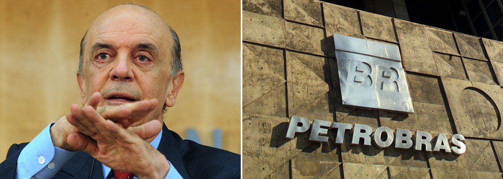 Jornalista Fernando Brito, editor do Tijolaço, desmonta os argumentos do senador José Serra (PSDB-SP), que propôs a venda de ativos da Petrobras; afirma, por exemplo, que concorrentes da estatal, como Chevron e Texaco, também atuam em vários mercados, diversificando seus negócios; "Quer dizer, as receitas de Serra para a Petrobras são exatamente o contrário do que fazem seus amigos da Chevron… Senador, mas o que é bom para os Estados Unidos não é bom para o Brasil?", questiona