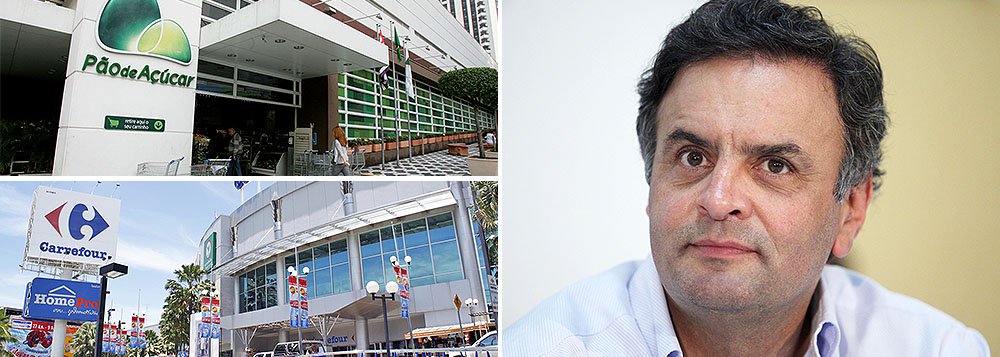 Agência de classificação de risco afirma que eventual eleição de Aécio Neves (PSDB) poderá ter maior impacto negativo para o Carrefour e Casino, dono do Grupo Pão de Açúcar; alega que ‘as políticas econômicas do PSDB incluem medidas para deter a inflação, "que vem sendo um importante suporte ao crescimento nominal de um dígito alto das vendas’ e que o gasto dos consumidores também poderá ser afetado por uma política fiscal mais rigorosa