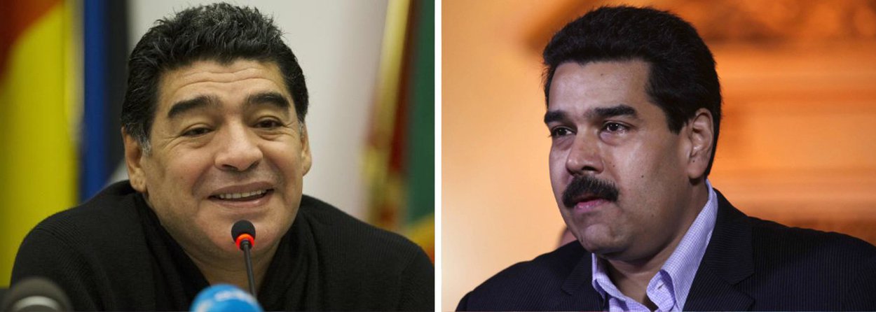 Maradona visitou a Venezuela na semana passada e participou de uma cerimônia oficial do presidente Nicolas Maduro; o ex-jogador da equipe argentina também vai estrelar um filme elaborado pela Telesur com imagens inéditas do programa que fez com o jornalista uruguaio Victor Hugo Morales para o Mundial, disse a diretora de programação de notícias da Telesur, Adriana Orejuela, em comunicado