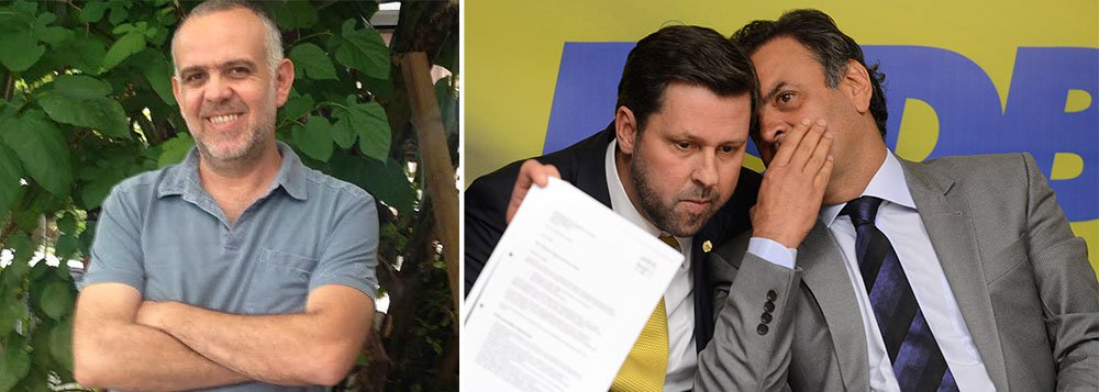 Jornalista Kiko Nogueira ironiza recuo do PSDB sobre o pedido de afastamento de Dilma Rousseff: ‘Toda a vociferação do deputado Carlos Sampaio e de Aécio Neves, todos os pareceres jurídicos, a espuma, o gumex de João Doria, deram lugar à resignação. Hoje, os tucanos parecem mais preocupados com 1) a homenagem da Câmara do Comércio dos EUA a FHC, em Nova York; 2) a boca livre da homenagem a FHC; 3) a sabatina de Fachin’