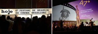Exibição do filme Deus e o Diabo na Terra do Sol, que completa 50 anos de lançamento, marcou a abertura do 47º Festival de Brasília do Cinema Brasileiro; secretário de Cultura do Distrito Federal, Hamilton Pereira, disse que o filme é um marco na vida do país. "Ele nos convoca, chama para colocar a nossa cara na frente do espelho, das nossas grandezas e misérias”