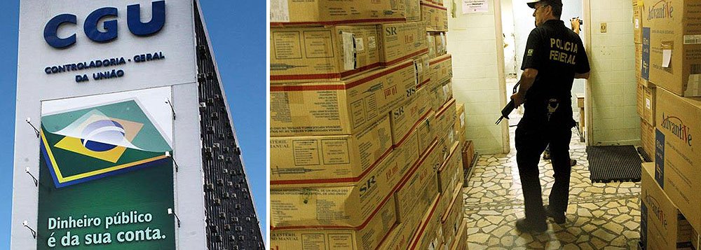 A Controladoria Geral da União (CGU) abrirá auditoria para analisar falhas dos sistemas de controle de medicamentos e insumos hospitalares dos seis hospitais federais do Rio; denúncia do programa Fantástico, da Rede Globo, revelou que próteses são retiradas do almoxarifado sem o registro da destinação do produto; a reportagem registrou casos ocorridos no período de 2010 a 2012, quando, em nome de um paciente, foram retiradas mais próteses do que o necessário para o procedimento
 