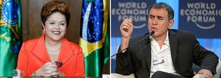 Economista Nouriel Roubini, que fez a previsão sobre a crise financeira e a bolha hipotecária de 2008 nos Estados Unidos, apoia a adoção do ajuste fiscal da presidente Dilma Rousseff e diz que, caso contrário, "o real sofrerá queda livre e o Brasil vai perder o grau de investimento"; ele também concorda com os investimentos em infraestrutura e as concessões, como forma de evitar a corrupção