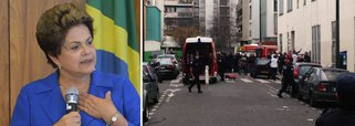 Em nota, presidente diz ter recebido, com "profundo pesar e indignação", a notícia do "sangrento e intolerável atentado terrorista" à redação do jornal satírico francês Charlie Hebdo, nesta quarta-feira 7, em Paris; "Esse ato de barbárie, além das lastimáveis perdas humanas, é um inaceitável ataque a um valor fundamental das sociedades democráticas - a liberdade de imprensa", registrou Dilma Rousseff em nota