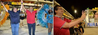 “(2016) Será o melhor carnaval da história do Maranhão”, informou o governador Flávio Dino, durante conversa com a imprensa na Passarela do Samba; o gestor anunciou reformulações para o carnaval de rua de São Luís a partir do próximo ano; “Vamos começar em 2016 um carnaval desde a manhã, desenvolvendo circuitos na praia e fazendo com que à tarde, nos bairros, haja uma grande manifestação e à noite essa apoteose representada pela passarela. Vamos construir isso no ano que vem fazendo um carnaval que brilhe com a luz do Sol”
 