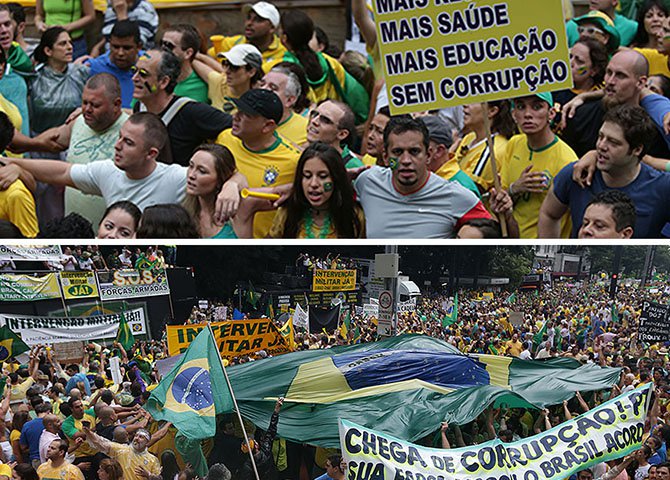 As manifestações do dia 15 são uma marcha golpista, antidemocrática, hipócrita, financiada empresarialmente e comandada por aqueles que perderam a eleição