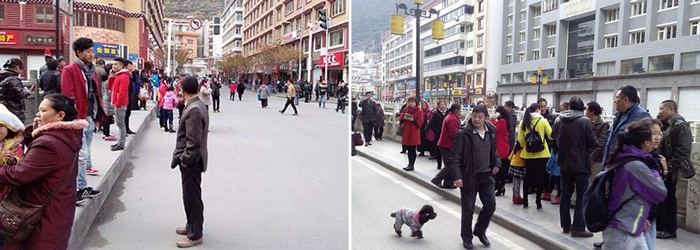 Pelo menos quatro pessoas morreram e 54 ficaram feridas em um terremoto que atingiu ontem (22) a região montanhosa da província chinesa de Sichuan, segundo autoridades do país; o tremor de 6,3 graus na escala Richter que foi registrado a 18 quilômetros de profundidade sob a pequena cidade de Tagong, afetou 55 mil pessoas