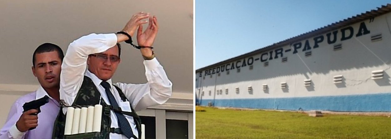 De acordo com a Polícia Civil do Distrito Federal (PCDF), Jac Souza dos Santos, que manteve o mensageiro do Hotel St. Peter como refém por quase oito horas, deve ser transferido para o Complexo Penitenciário da Papuda nesta sexta-feira (3); Santos vai responder por cárcere privado, com agravante de prejuízo moral à vítima. A pena varia de 2 a 8 anos de prisão, e não há possibilidade de fiança. Ele ainda pode receber multa referente aos custos da operação, que envolveu mais de 150 policiais