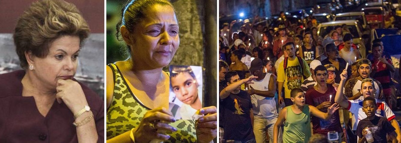 Presidente Dilma Rousseff afirmou nesta sexta-feira, 3, que espera haver punição pela morte de Eduardo de Jesus Ferreira, de 10 anos, atingido por bala perdida nesta quinta-feira, 2, durante tiroteio no Complexo de Favelas do Alemão, na Zona Norte do Rio; em nota, a presidente expressou solidariedade à família da vítima e disse que as circunstâncias da morte do menino precisam ser esclarecidas; "Espero que as circunstâncias dessa morte sejam esclarecidas e os responsáveis, julgados e punidos", disse; inquérito sobre a morte de Eduardo foi aberto; foi feita perícia no local, e parentes do garoto foram ouvidos