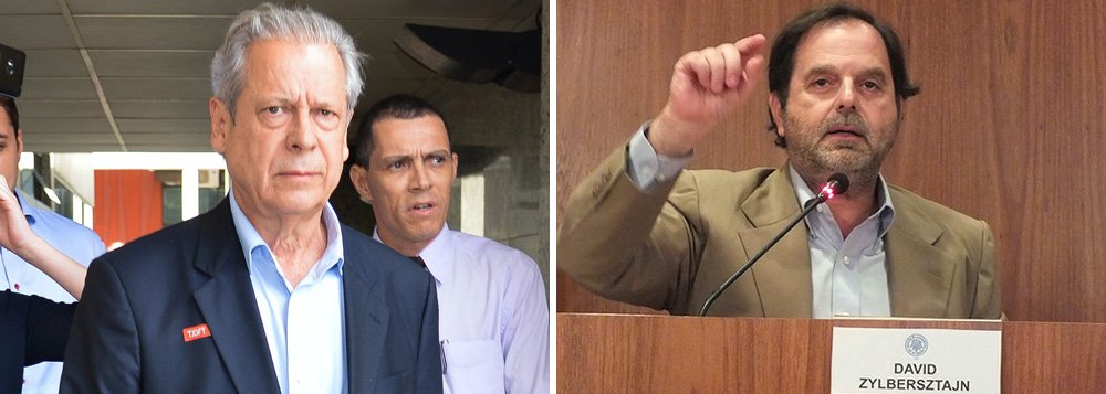 "David Zylbersztajn, o genro que FHC colocou na Agência Nacional do Petróleo, é, hoje, consultor na área de petróleo. Seus clientes são, essencialmente, empresas estrangeiras interessadas em fazer negócios no Brasil no campo da energia. Algum problema? Não. Quer dizer: não para Zylbersztajn. Mas para Dirceu a mesma posição de consultor é tratada como escândalo", escreve Paulo Nogueira, do Diário do Centro do Mundo