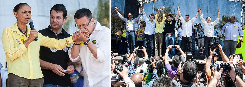 Quem teve que passar fome em algum momento da vida não acabará com o Bolsa Família, principal programa social do governo federal, disse neste domingo a candidata à Presidência pelo PSB, Marina Silva, lembrando as dificuldades que passou na infância e na adolescência no Acre; "Eles sabem que estão mentindo, porque alguém que passou o que eu passei, com a fome que eu tive que passar... não acaba com o Bolsa Família", disse Marina durante comício em Ceilândia no Distrito Federal; de quebra, candidata desautorizou economista Alexandre Rands, que disse que meta de inflação deveria ser maior; "A meta será de 4,5%", rebateu Marina; nova dissidência