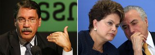 Porta-voz informal das Organizações Globo, o colunista Merval Pereira publica nesta terça um artigo que serve como roteiro de eventual processo de impeachment da presidente Dilma Rousseff; a última frase é quase uma tentativa de sedução ao PMDB; segundo Merval, "se a acusação contra a presidente for por crime de responsabilidade pela sua atuação no caso da Petrobras, apenas ela será impedida, podendo assumir o vice-presidente Michel Temer"; no fim de semana, ao pregar o "golpe democrático", o colunista Ferreira Gullar falou da necessidade de cooptar forças políticas ainda ligadas ao petismo para "salvar a democracia"; é o mesmo argumento que o Globo usou em 1964 para defender a ditadura militar
