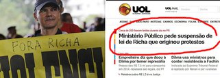 Segundo informa o blog do jornalista Esmael Morais, o Ministério Público pediu a suspensão da lei que confisca a poupança previdenciária dos servidores públicos do Paraná; ou seja, o governador tucano pode ter determinado o massacre dos professores no último dia 29 de abril “por nada”, caso o Tribunal Faz de Contas do Estado (TCE) acate pedido de cautelar formulado pela totalidade dos procuradores do MP