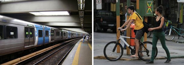A Linha 4 do metrô no Rio de Janeiro terá 300 vagas para bicicletas nas futuras estações, que serão integradas com o modal; São elas: Antero de Quental (Leblon), Nossa Senhora da Paz (Ipanema) e Jardim de Alah, São Conrado e Jardim Oceânico (Barra da Tijuca); o projeto é realizado pelo Consórcio Linha 4 Sul (CL4S), responsável pela construção linha de metrô entre Ipanema e a Barra da Tijuca