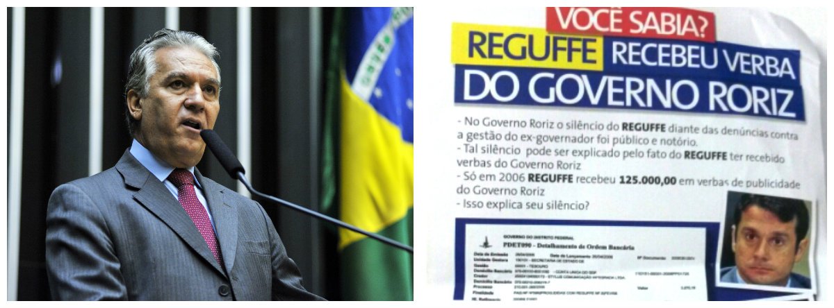 Na tentativa de um reviravolta, o deputado federal e candidato a uma vaga no Senado pelo PT do Distrito Federal, Geraldo Magela contratou panfleteiros para distribuir santinhos nas regiões onde Reguffe costuma panfletar, na tentativa de associá-lo diretamente ao ex-governador Joaquim Roriz (PRTB-DF); Tribunal Regional Eleitoral do DF chegou a dar um minuto de direito de resposta a Reguffe no horário eleitoral por ataques do petista que o associavam também ao ex-governador José Roberto Arruda (PR)