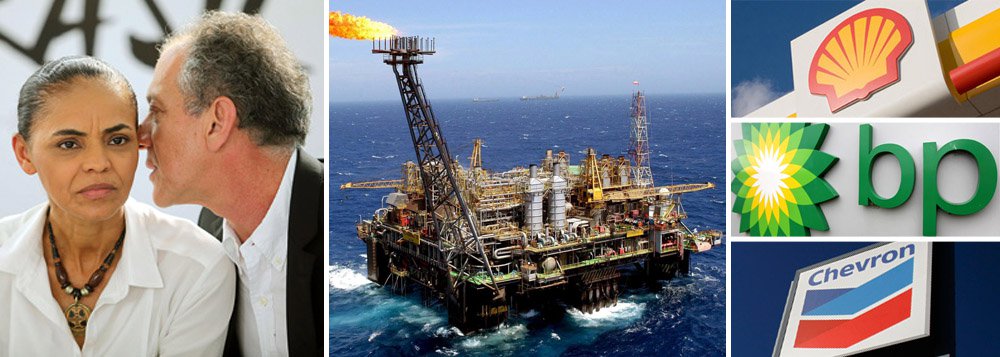 Com todas as letras, coordenador de campanha Walter Feldman disse a empresários em São Paulo que modelo de partilha será mudado em caso de vitória de Marina Silva (PSB); pelo atual regime, aprovado durante o governo Lula, o País fica com a maior parte dos lucros obtidos e a Petrobras é parte obrigatória na exploração de todos os campos; Feldman chamou política de "doutrinária" e errada e disse que executivos do setor se queixaram do modelo; pelo regime de concessão, em vigor do governo FHC e mais apropriado para áreas onde há menor quantidade de petróleo, predominam os interesses das multinacionais; proposta de acabar com o modelo de partilha também é defendida pelo tucano Aécio Neves