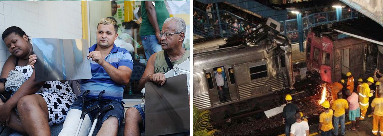 O controlador de tráfego da empresa de trens urbanos SuperVia Fabio Oliveira Riboura disse à polícia que o maquinista que atingiu outra composição, na última segunda-feira,  avançou um sinal vermelho; segundo a polícia, cerca de 360 pessoas já registraram ocorrência na delegacia, 200 só hoje, a maioria com pequenas escoriações, como resultado da batida entre os dois trens