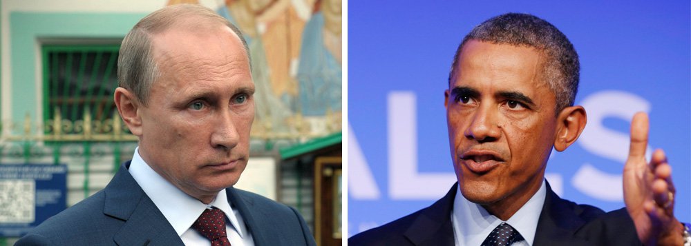 Governo russo, de Vladimir Putin, questionou a legitimidade de alguns ataques aéreos dos Estados Unidos, de Barack Obama, contra o grupo Estado Islâmico pelo fato de não haver a aprovação da Síria, onde alguns dos bombardeios estão sendo realizados, e da Organização das Nações Unidas