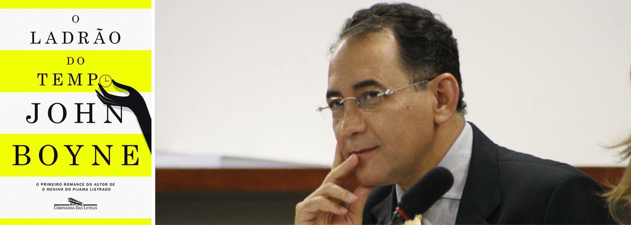 A frase é de um homem que vive 256 anos, personagem do livro "O ladrão do tempo", de John Boyne, nova leitura e resenha de João Paulo Cunha; escritor "mistura amor e tempo e escreve uma bonita história de paixão, entrecortada por acontecimentos históricos onde o tempo é periodizado", descreve o ex-deputado