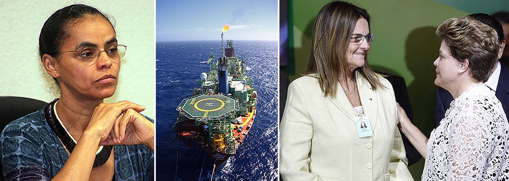 Campanha do PSB organiza ato no Rio de Janeiro para Marina Silva explicar “mal-entendido” sobre interrupção na produção do pré-sal, caso vença a eleição; “temos que sair da idade do petróleo", disse ela, que dedica apenas uma linha nas 242 páginas de seu programa de governo ao assunto; posição corroeu popularidade da ex-senadora no Estado e não conseguiu alavancar imagem dela no agronegócio