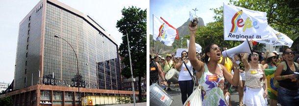 O Tribunal de Justiça do Estado do Rio de Janeiro (TJRJ) anulou a liminar concedida pela desembargadora Cláudia Pires dos Santos Ferreira, da Sexta Câmara Cível, em favor do Sindicato Estadual dos Profissionais da Educação (Sepe-RJ); a liminar impedia a aplicação de falta ou atos administrativos punitivos aos servidores que se recusaram a assumir realocações de trabalho após a greve, entre os dias 12 de maio e 27 de junho deste ano