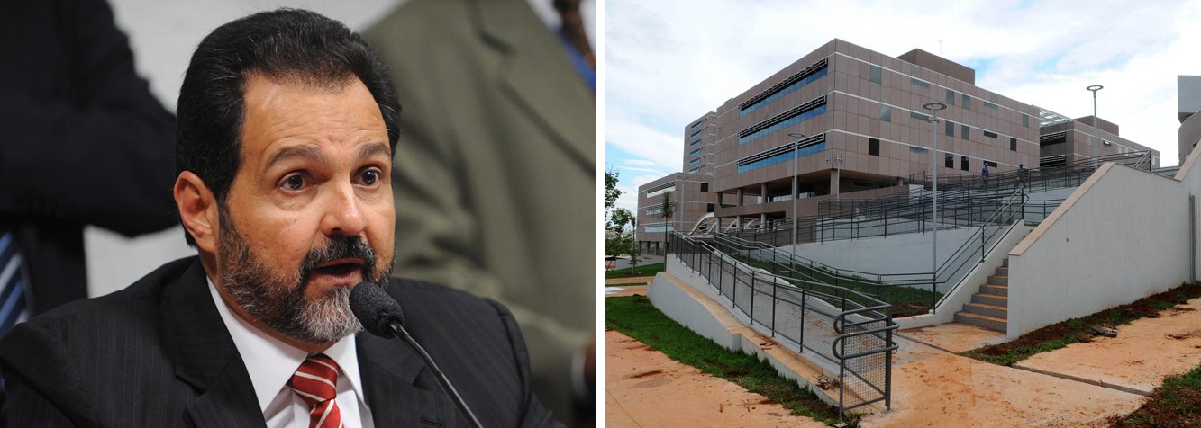 O Tribunal de Justiça do Distrito Federal determinou o bloqueio de bens do ex-governador Agnelo Queiroz (PT) e do ex-administrador de Taquatinga, Anaximenes Vale dos Santos.; a determinação para o bloqueio de R$ 15,9 milhões de Agnelo e outros R$ 12 milhões de Anaximenes, teve como base supostas irregularidades na emissão do habite-se referente aos prédios do novo centro administrativo do Governo do Distrito Federal (GDF); esta é a segunda vez em uma semana que o ex-governador tem seus bloqueados por determinação judicial