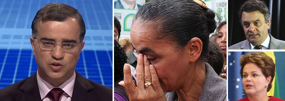 Jornalista e blogueiro do portal iG escreve que, para preservar seu capital político e sustentar o discurso de que fez uma campanha limpa, candidata do PSB deve liberar seu eleitorado para escolher entre Dilma Rousseff (PT) e Aécio Neves (PSDB) caso não vá ao segundo turno; magoada e emocionalmente abalada, a ex-senadora acusou os golpes provenientes dos duros ataques desferidos pelos ex-companheiros; mas também não perdoa o tucano mineiro por endossar as acusações petistas contra ela