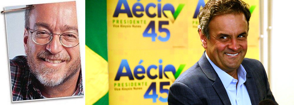 Paulo Nogueira, editor do Diário do Centro do Mundo, questiona: por que nada relacionado ao senador Aécio Neves (PSDB-MG), citado pelo doleiro Alberto Youssef, foi vazado pela força-tarefa da Operação Lava Jato?; "o intuito dos responsáveis pelos vazamentos – presumivelmente os policiais federais sob o comando do juiz Sérgio Moro – era ver Aécio na presidência", diz o jornalista