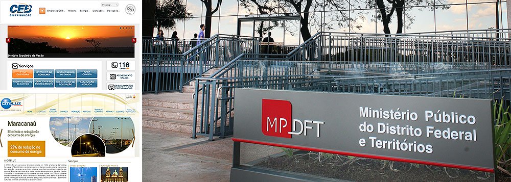 O juiz da 5ª Vara de Fazenda Pública do Distrito Federal condenou o ex-superintendente da Companhia Energética de Brasília (CEB), José Gabriel Filho, e o ex-diretor de operações da empresa CITELUZ, César Augusto Ribeiro Teixeira, por improbidade administrativa; segundo a denúncia do MPDFT, os dois réus burlaram licitação em benefício de um único concorrente no processo de contratação de serviços de iluminação pública realizado pela CEB em 2001