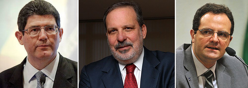 Assim que forem oficialmente integrados à equipe econômica, os economistas Joaquim Levy, que irá para a Fazenda, e Nelson Barbosa, escalado para o Planejamento, além do novo ministro do Desenvolvimento, Armando Monteiro, irão trabalhar em medidas destinadas a ampliar a competitividade da economia brasileira; a agenda, a ser divulgada até dia 14 de dezembro, inclui, na área tributária, a unificação do PIS e do Cofins; na desburocratização, o fim da papelada no comércio exterior; e, no resgate à indústria, incentivos para renovação das fábricas; discurso não será de arrocho